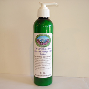 Lotion w/ aloe, lavender and honeysuckle - 8oz.